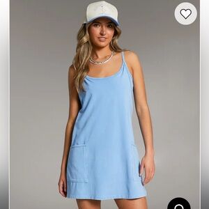 BKE Washed Romper Dress